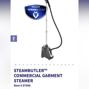Econoco SteamButler Commercial Garment Steamer
Water tank 3.5 Liters
1350 Watts